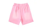 Hellstar Flame Shorts Pink/Grey/Black