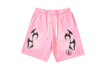 Hellstar Flame Shorts Pink/Grey/Black