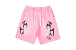 Hellstar Flame Shorts Pink/Grey/Black