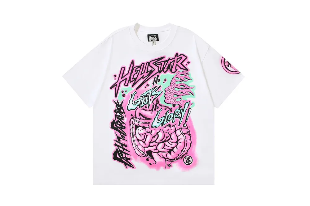 Hellstar No Guts No Glory T-Shirt White