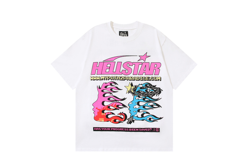 Hellstar Pixel T-Shirt White