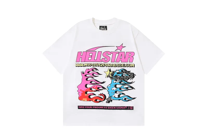 Hellstar Pixel T-Shirt White