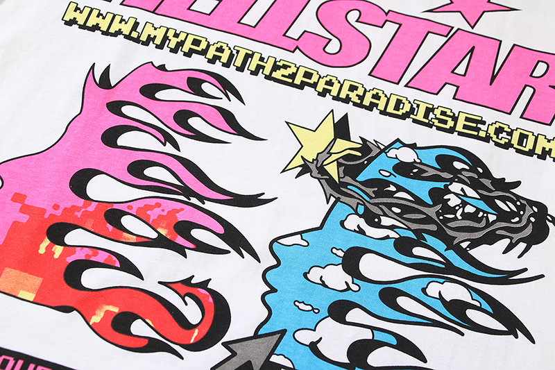 Hellstar Pixel T-Shirt White