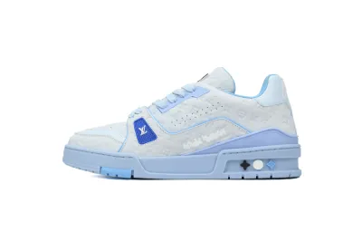 Louis Vuitton by Tyler, the Creator Louis Vuitton LV Trainer Blue 1ACRYB 01