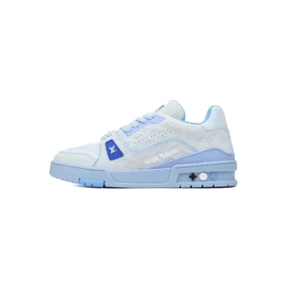 Louis Vuitton by Tyler, the Creator Louis Vuitton LV Trainer Blue 1ACRYB 01