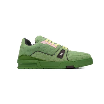 Louis Vuitton by Tyler, the Creator LV Trainer Green 1ACR6C 02