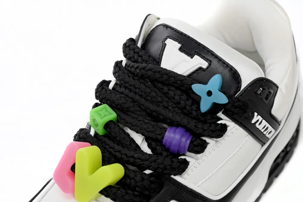 Louis Vuitton LV Trainer Maxi Black White 1ABZQ9
