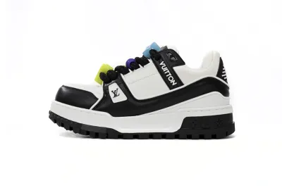 Louis Vuitton LV Trainer Maxi Black White 1ABZQ9 01