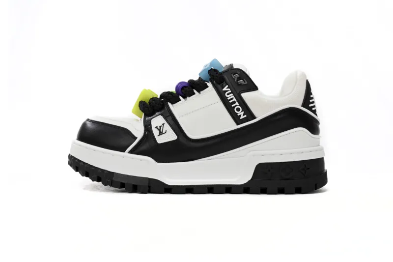 Louis Vuitton LV Trainer Maxi Black White 1ABZQ9