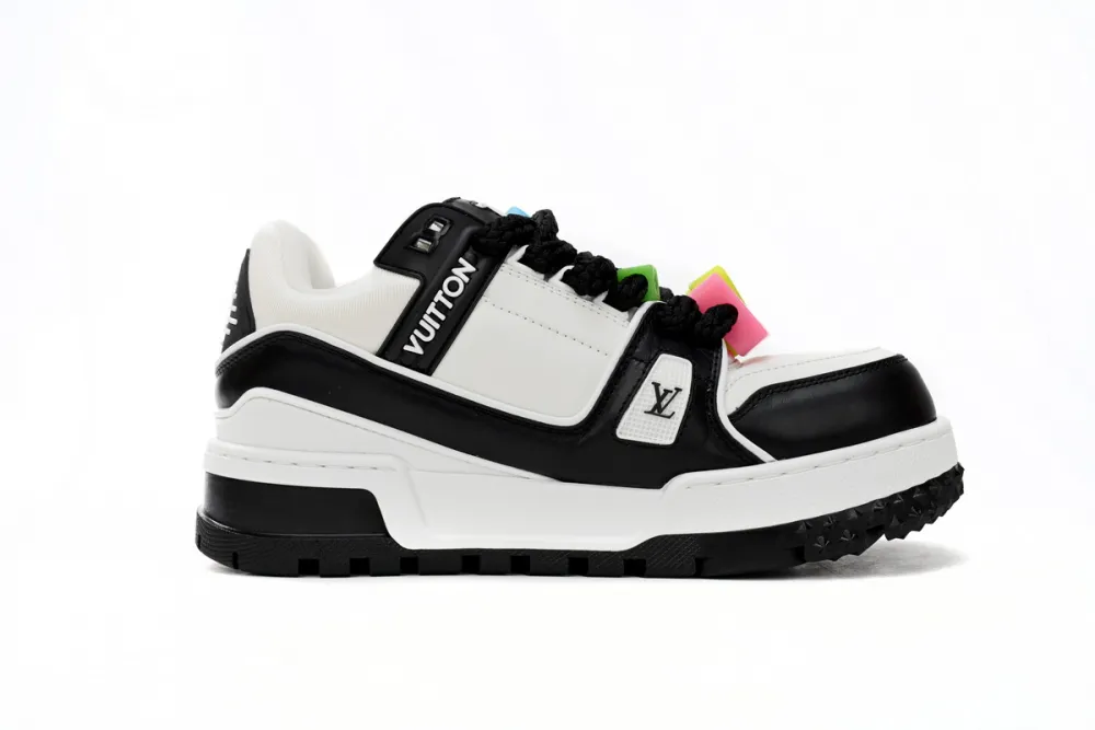 Louis Vuitton LV Trainer Maxi Black White 1ABZQ9