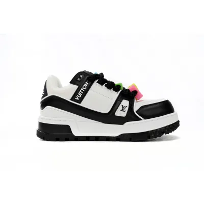 Louis Vuitton LV Trainer Maxi Black White 1ABZQ9 02