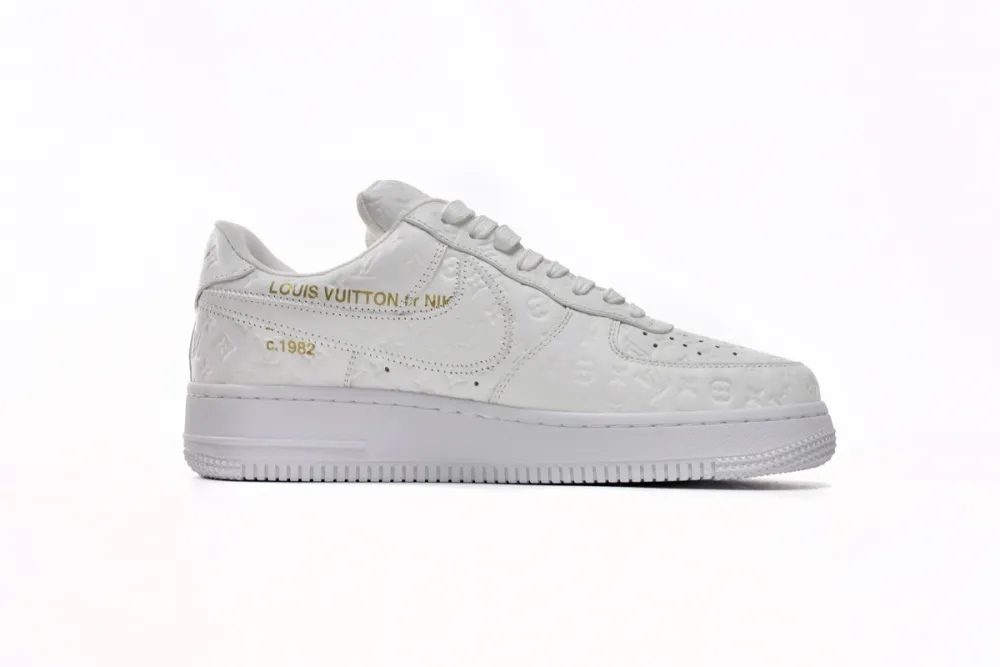 Louis Vuitton Nike Air Force 1 Low By Virgil Abloh White 1A9V WHITE LOW