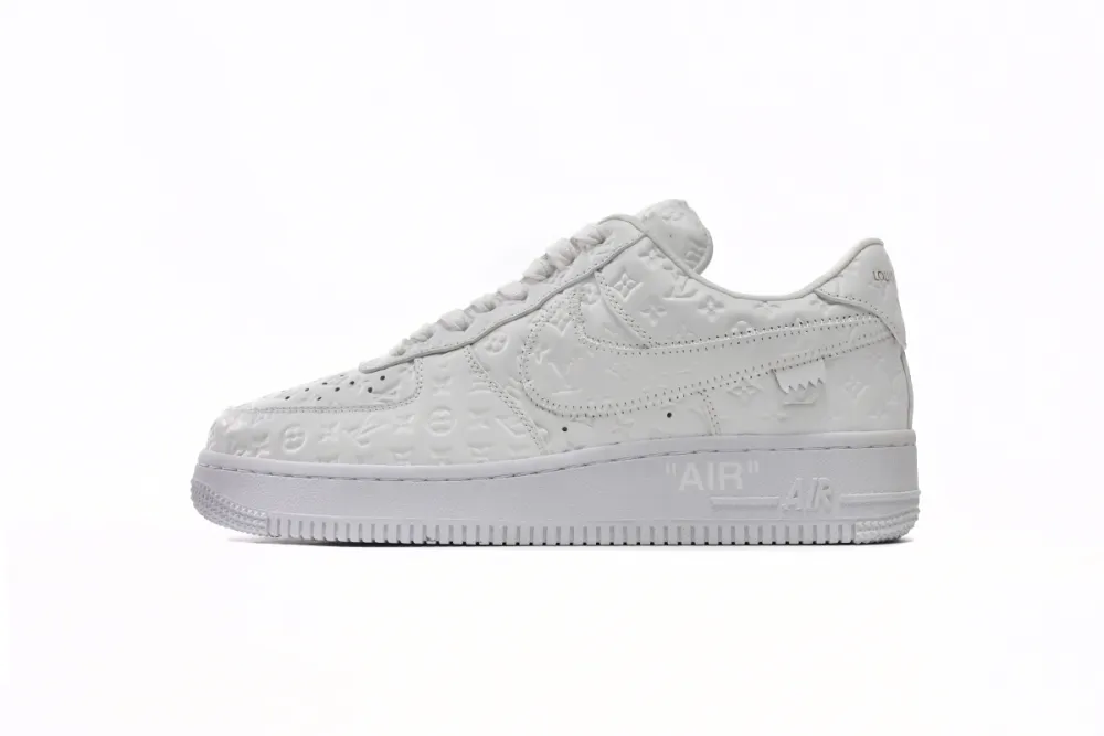 Louis Vuitton Nike Air Force 1 Low By Virgil Abloh White 1A9V WHITE LOW