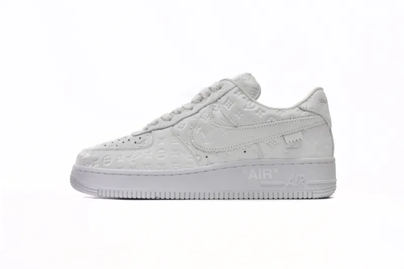 Louis Vuitton Nike Air Force 1 Low By Virgil Abloh White 1A9V WHITE LOW