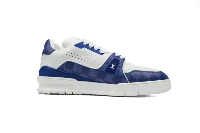 Louis Vuitton LV Trainer Golf Blue Damier 02