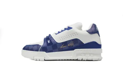 Louis Vuitton LV Trainer Golf Blue Damier 01