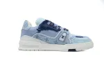 Louis Vuitton LV Trainer Denim Dyed Blue RSOUTFIT 1ACVNE