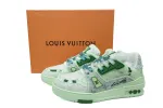 Louis Vuitton LV Trainer Denim Dyed Green 1ACVNT