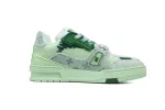 Louis Vuitton LV Trainer Denim Dyed Green 1ACVNT