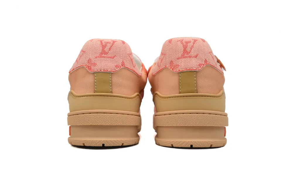 Louis Vuitton LV Trainer Denim Dyed Orange 1ACVMZ