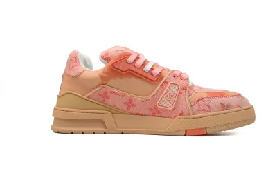 Louis Vuitton LV Trainer Denim Dyed Orange 1ACVMZ 02