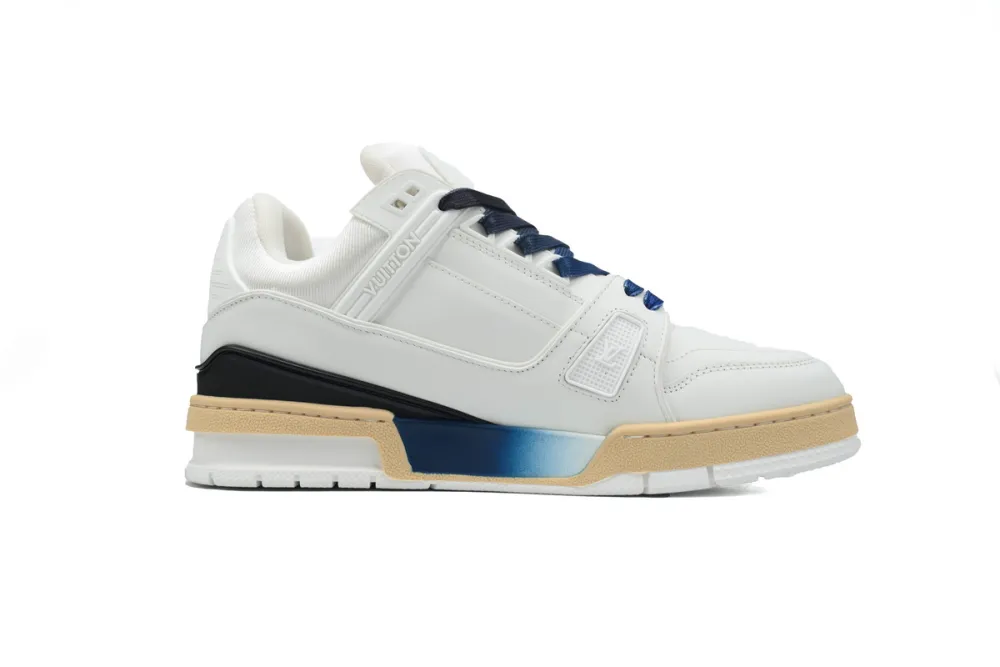 Louis Vuitton LV Trainer Monogram Street Style Bi-color Logo