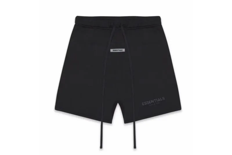 Fear of God Essentials Sweat Shorts Black/White RSOUTFIT