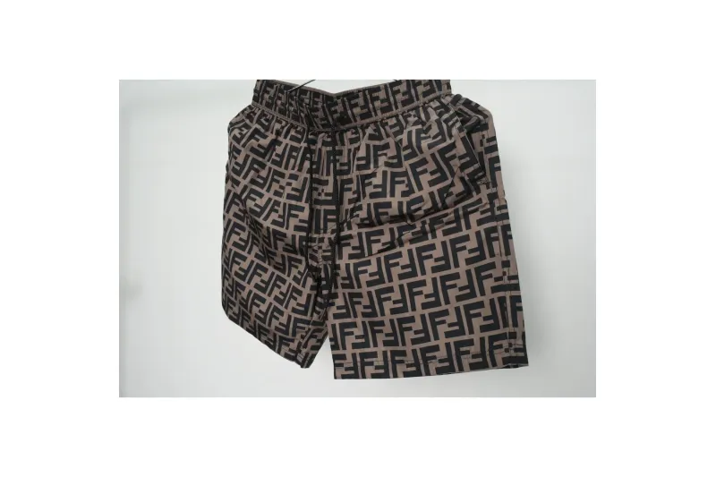 Fendi FF Motif Shorts Black/Brown RSOUTFIT