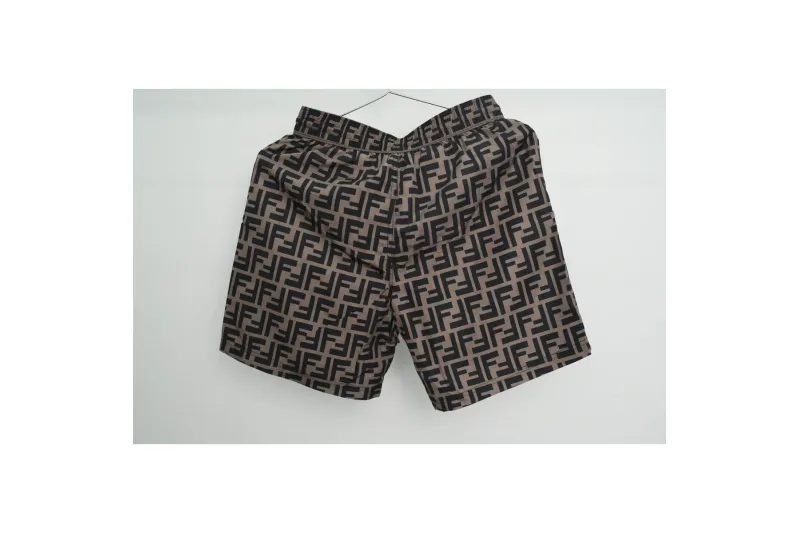 Fendi FF Motif Shorts Black/Brown RSOUTFIT