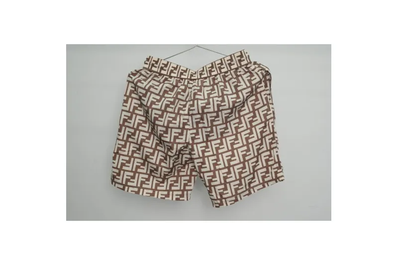 Fendi FF Motif Shorts Black/Brown RSOUTFIT