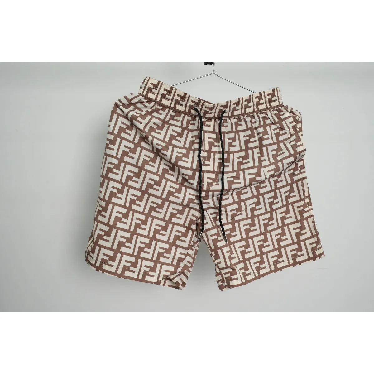 Fendi FF Motif Shorts Black/Brown RSOUTFIT