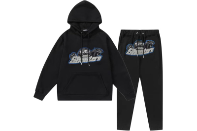 Trapstar Casual Sports Suit Black RSOUTFIT 01