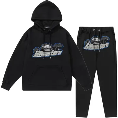 Trapstar Casual Sports Suit Black RSOUTFIT 01