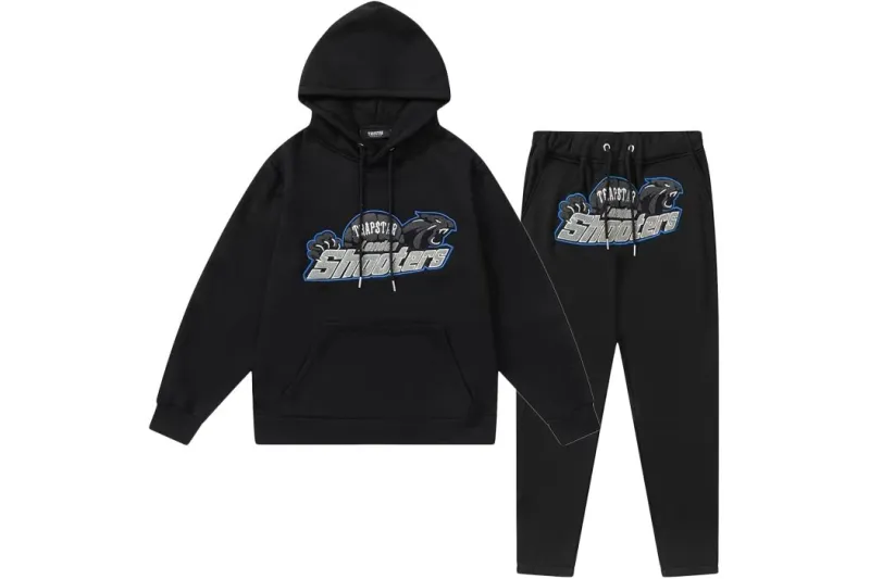 Trapstar Casual Sports Suit Black RSOUTFIT