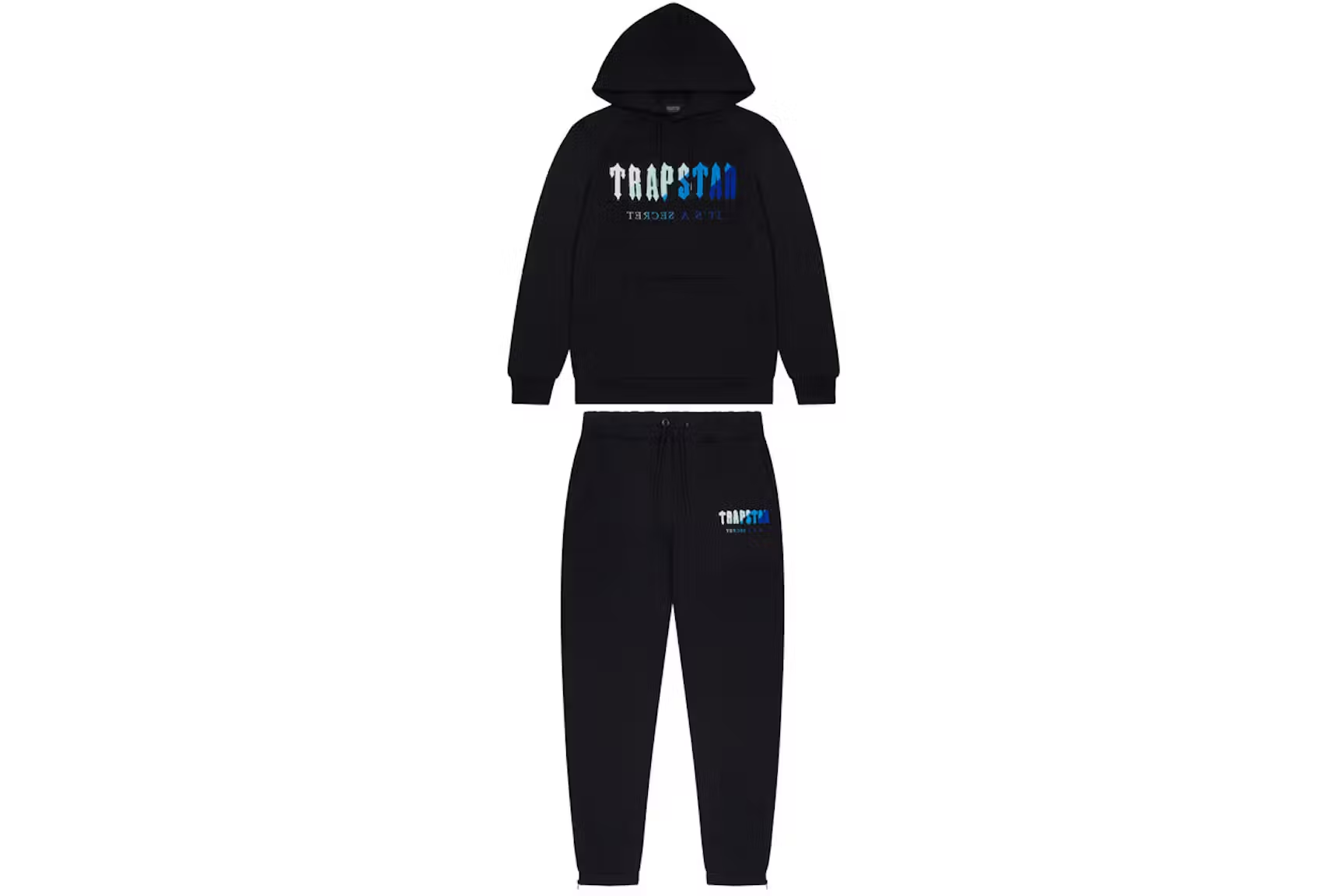 Trapstar Chenille Decoded Hoodie Tracksuit Black Ice Flavours 2.0 Edition