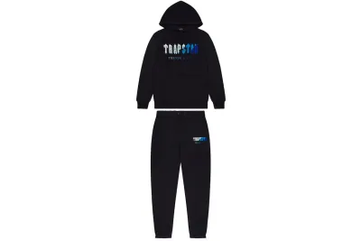 Trapstar Chenille Decoded Hoodie Tracksuit Black Ice Flavours 2.0 Edition 01