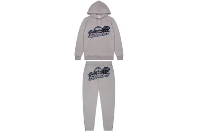 Trapstar Shooters Hoodie Tracksuit Grey Ice Flavours RSOUTFIT 01