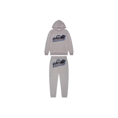 Trapstar Shooters Hoodie Tracksuit Grey Ice Flavours RSOUTFIT 01