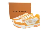 Louis Vuitton LV Trainer Monogram Denim Yellow 1A9ZBI / 1A9ZDC