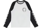 Chrome Hearts Horseshoe Neck Logo 3/4 Shirt Black/White