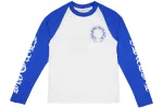 RSOUTFIT Chrome Hearts CH Baseball Shirt White/Blue