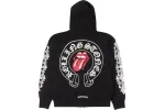 Chrome Hearts Rolling Stones Zip Up Black