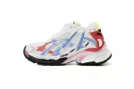 RSOUTFIT Balenciaga Runner Sneaker White Red Blue Pink 677403 W3RB6 9645