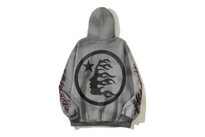 RSOUTFIT Hellstar Future Flame Hoodie Grey 02