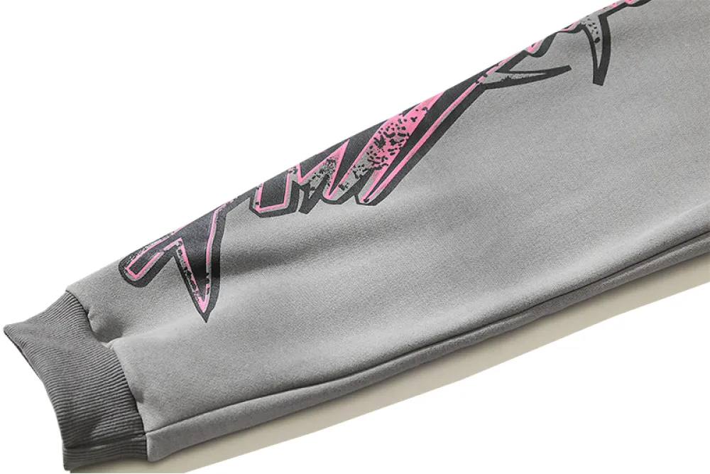 RSOUTFIT Hellstar Future Flame Hoodie Grey