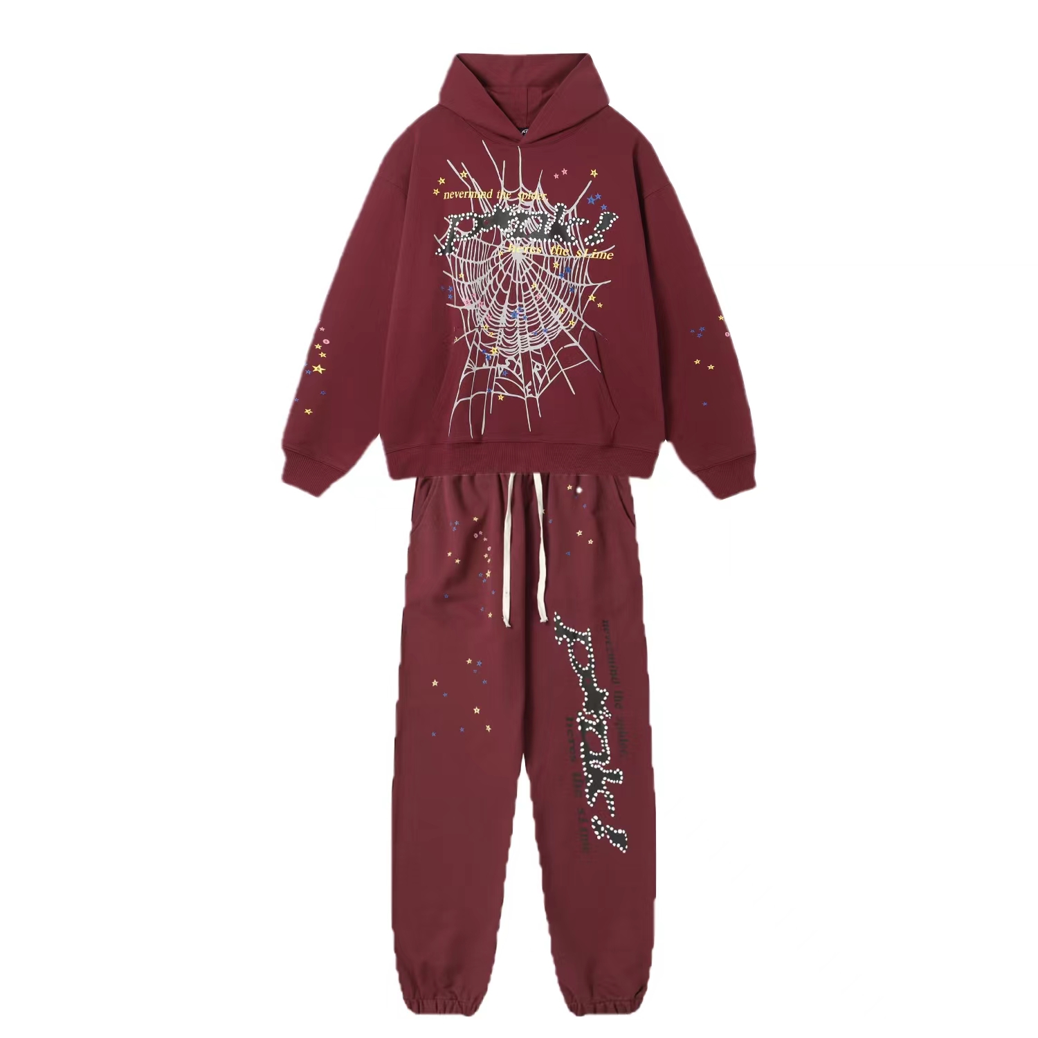 RSOUTFIT Sp5der Web Suit Maroon