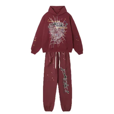 RSOUTFIT Sp5der Web Suit Maroon 01