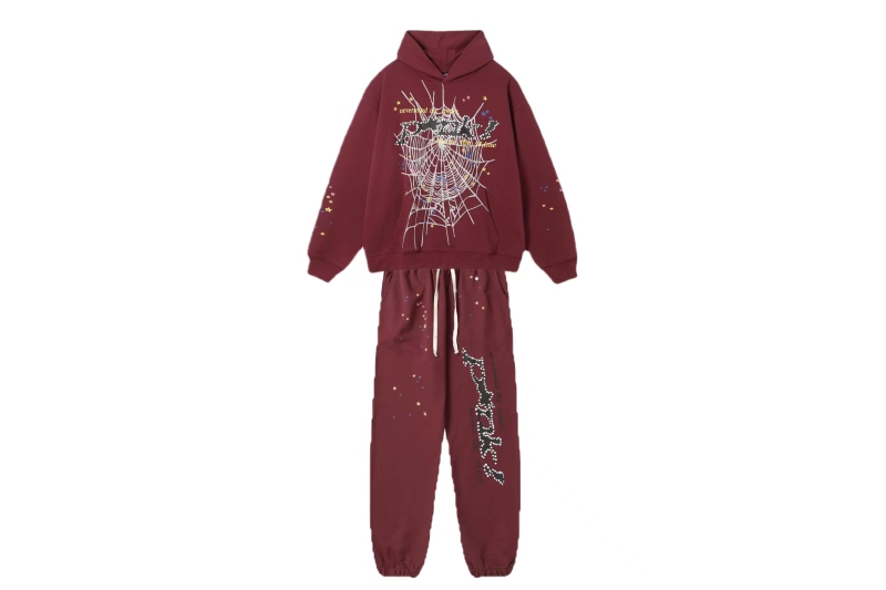 RSOUTFIT Sp5der Web Suit Maroon