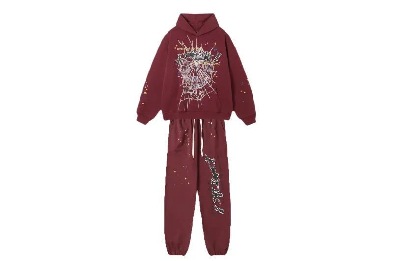 RSOUTFIT Sp5der Web Suit Maroon