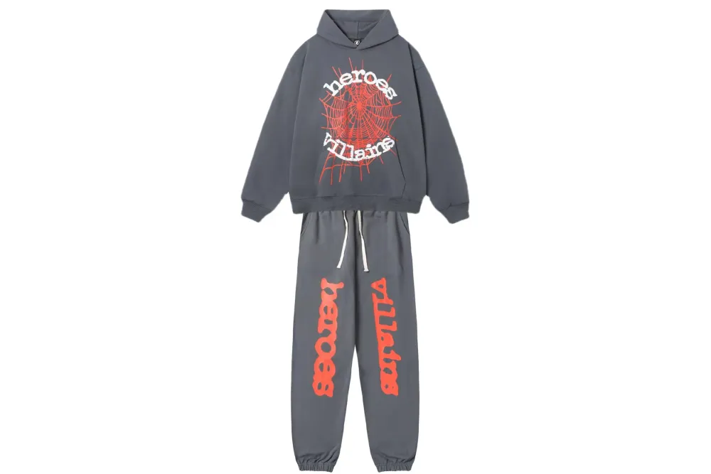 RSOUTFIT Sp5der x Metro Boomin Hoodie Dark Grey